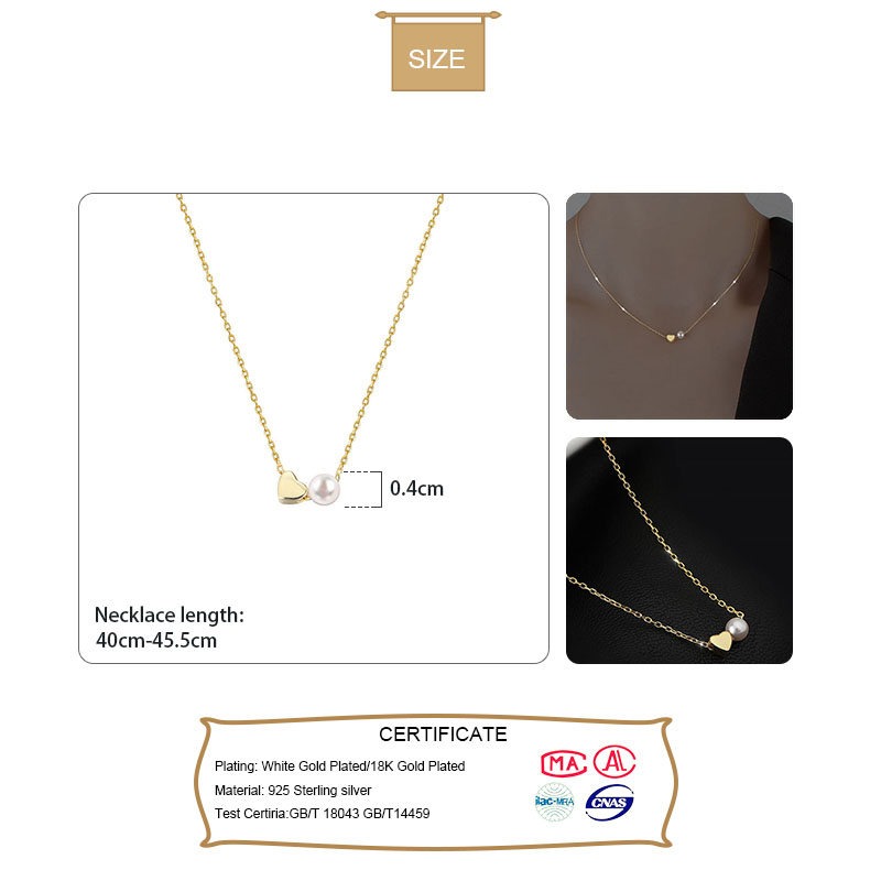 TrustDavis Echt 925 Sterling Z - Pearl Trim Chain recensie en prijs