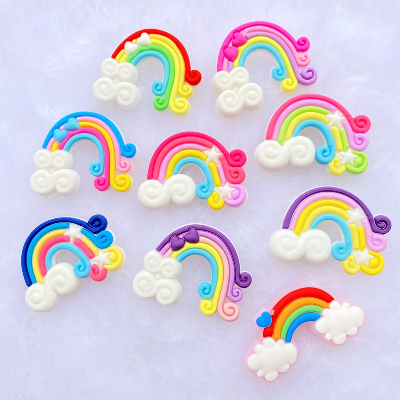 10/20Pcs Leuke Regenboog Pvc F - Embellishment Glue Craft recensie en prijs