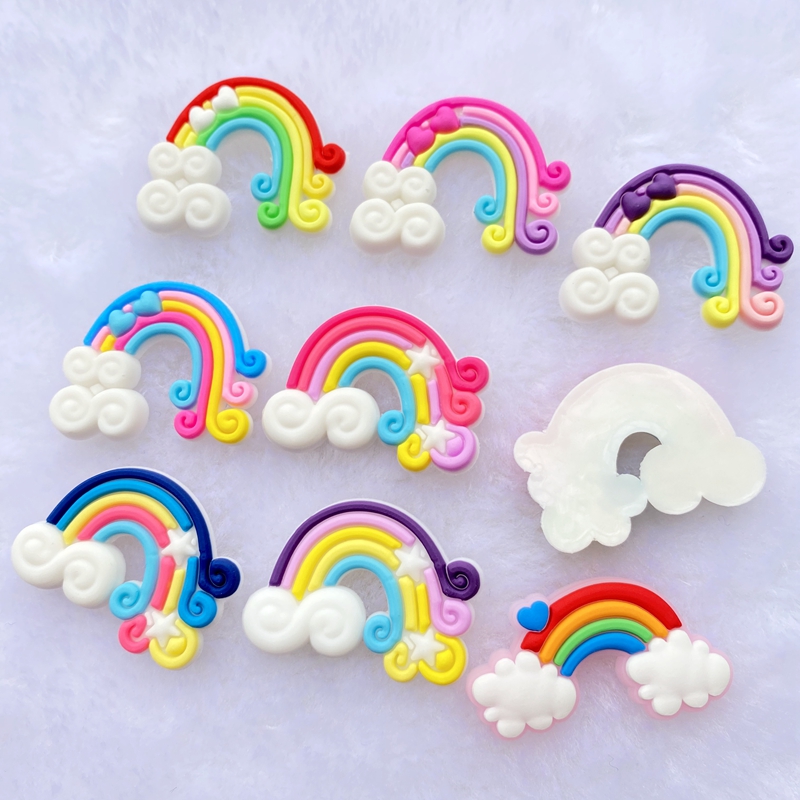 10/20Pcs Leuke Regenboog Pvc F - Embellishment Glue Craft recensie en prijs