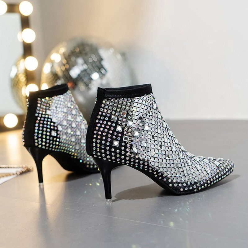 2023 Zomer Mesh Sandalen Laarz - Crystal Mesh Fabric recensie en prijs